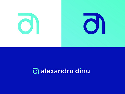 a+d monogram for a web designer