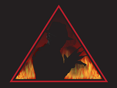 Elements of Horror: Fire-Freddy Krueger deseyenerd design fire freddykruger halloween horror illustration magik nightmare on elm street symbols vector