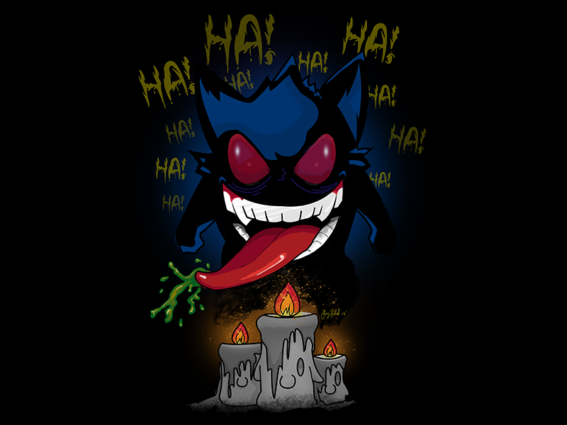 Download Take a journey into the Dark Arts with this eerie Gengar  Wallpaper  Wallpaperscom