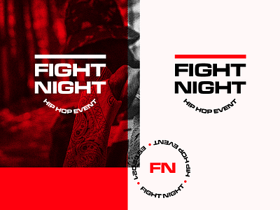 Fight Night Logo Design brand identity branding design designs graphic design icon illustration logo logo design ui vector