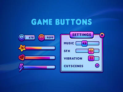 UI for a game app design game glass glossy icon icons ui uidesign