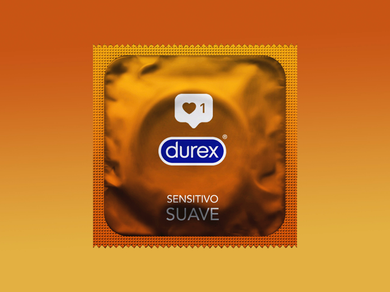 Packaging Durex Like Edition graphicdesign colorful yellow gradient concept durex jesuscarrasco jsigner branding mockup packaging