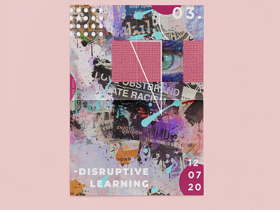 Disruptive Learning abstract dailyposter design digitalart madebystudiojq photoshop poster art
