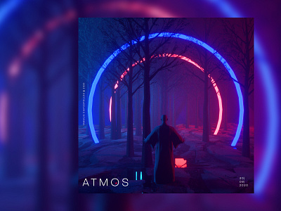 Atmos abstract atmosphere c4d c4dart cinema4d dailyposter design digitalart emission gradient octanerender photoshop