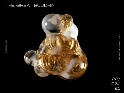 The Great Buddha abstract c4d c4dart cinema4d dailyposter digitalart octanerender