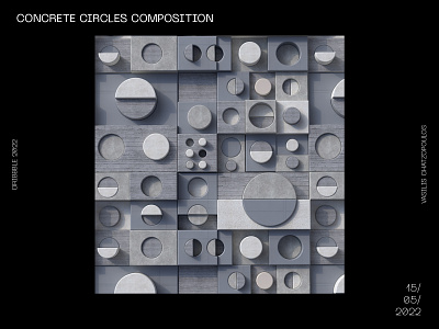Concrete Circles Composition