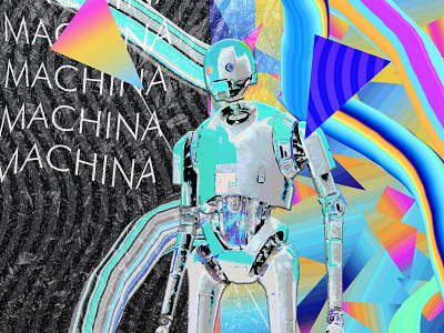 Machina abstract design digitalart gradient photoshop