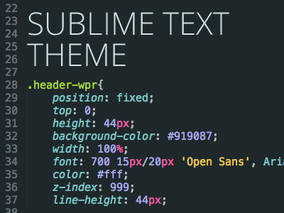 Sublime Text Color Theme - Monoaki Soft 2 code color editor git github monokai scheme soft sublime text theme