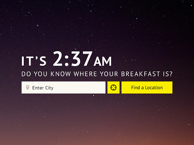 Breakfast Finder breakfast location search