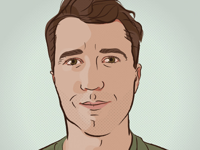 Vector-Inking Self Portrait