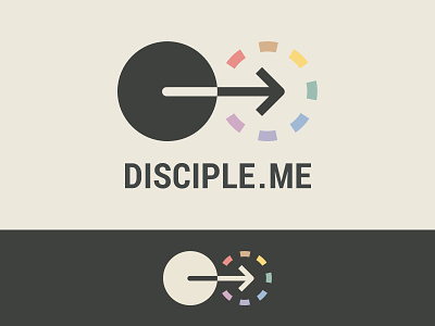 Discipleship Curriculum Branding christian church discipleship follow jesus logo