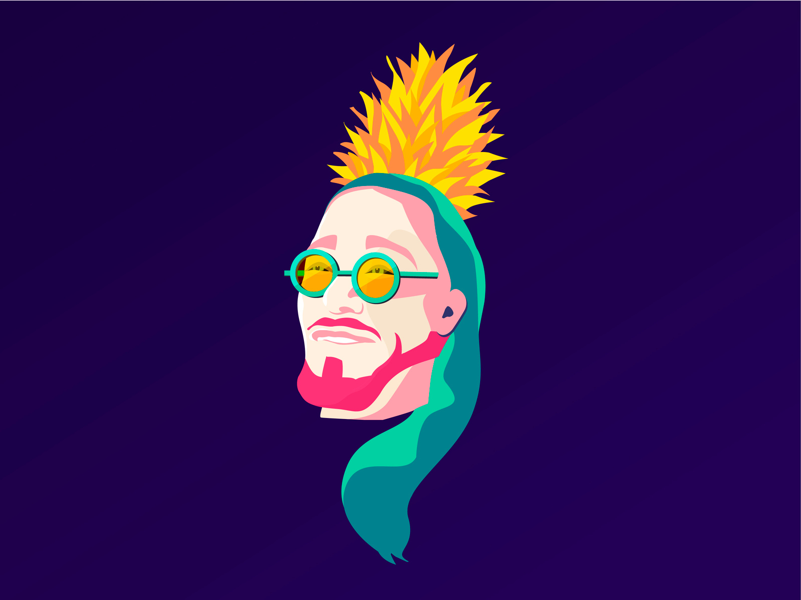 Pineapple King by Evelyn Tabares on Dribbble