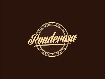 Logo Collection - Ponderosa branding branding design brown chicken design logo roast