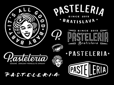 Pasteleria branding calligraphy custom hand lettering illustration lettering logo logotype typerface typography
