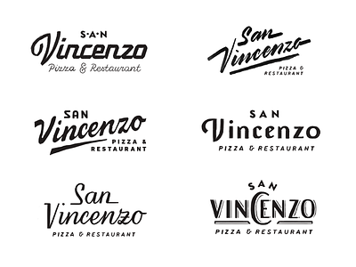 San Vincenzo branding calligraphy custom hand lettering lettering logo logotype type typerface typography