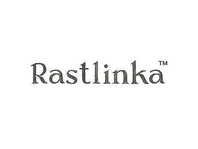 Rastlinka sketch branding cbd logo cbdoil custom design logo logotype logotype design sketch type typerface typography