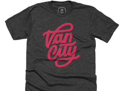 VanCity tee cotton bureau cottonbureau lettering logo logotype print screenprint shirt tee tshirt typography vancouver