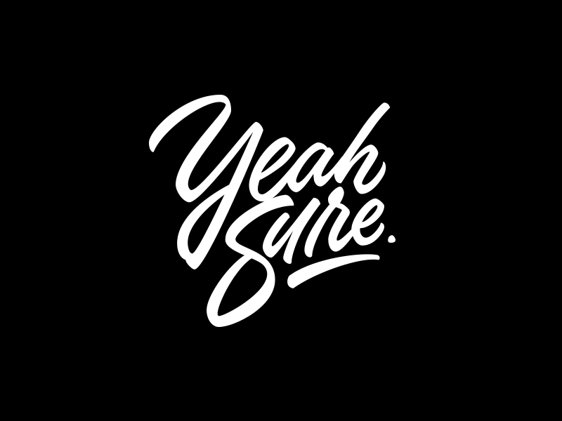 Yeahsure. by Jozef Arpa on Dribbble