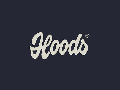 The Hoods branding calligraphy custom hand lettering hand writing lettering local logo logotype sketch typerface typography