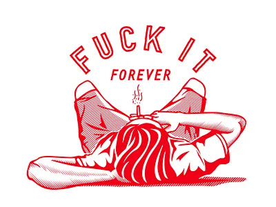 Fuck forever custom fuck illustration lettering logo logotype typography