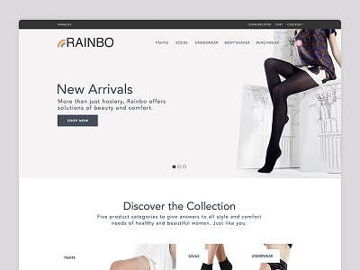 Rainbo Website clean design ui ux web webdeisgn website