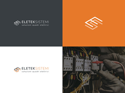 Eletek Sistemi logo design adobe illustrator branding graphic design logo logo design