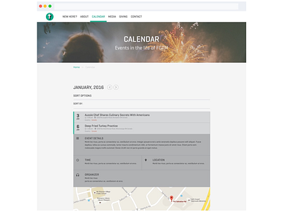 fgtm: Website desktop calendar experience