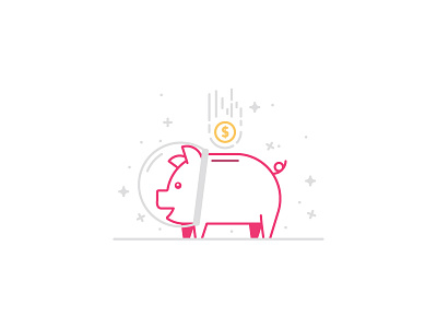 Space Pig by Kevin Chang for Killer Visual Strategies on Dribbble