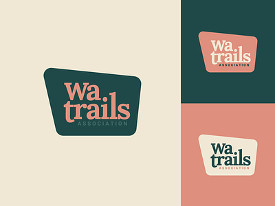 Washington Trails Association association branding hiking identity logo outdoor trail
