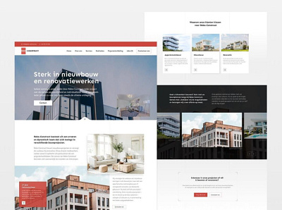 Rebo-Construct branding design logo ui ux webdesign