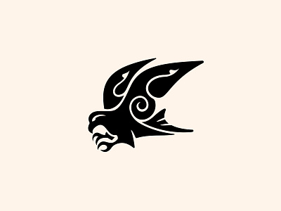 eagle mark arabic bird experiment icon identity logo mark symbol
