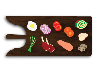 food illustrations design food