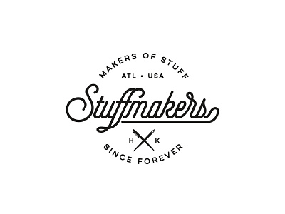 Stuffmakers logo stuff typography