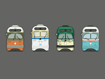 San Francisco Streetcars cable illustration san francisco streetcar vector