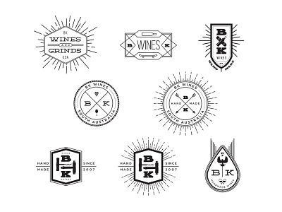 BK Wines logos