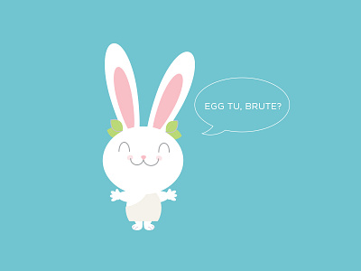Greek Easter bunny easter greek holiday illustration rabbit toga vector