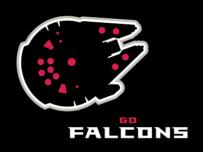 Go Falcons falcons millennium falcon star wars super bowl