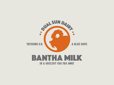 Bantha Milk logo maythe4thbewithyou milk starwars starwarsday