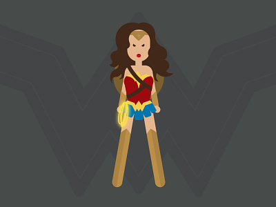 Wonder Woman dc illustration vector wonderwoman
