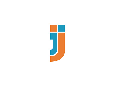 JJ letters logo typography