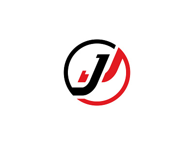 JJ letters logo typography