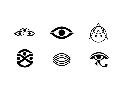 Yoga Logos eye identity logo meditation yoga