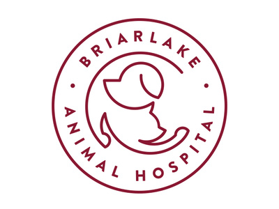 Briarlake Animal Hospital animal hospital cat dog logo vector veterinarian