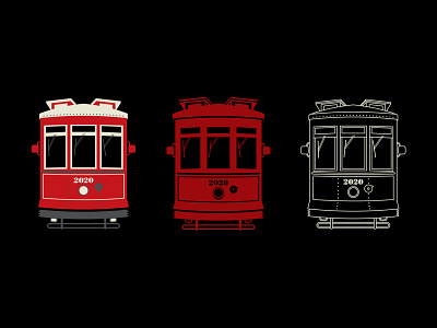 new orleans streetcar clipart