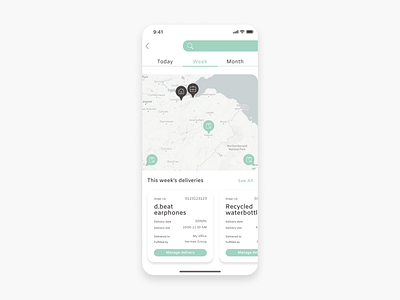 daily ui 20 Location tracker daily 100 challenge dailyui dailyuichallenge delivery app delivery service figma ios app mapsicle shipping tracking app