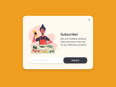 daily ui 26 subscribe