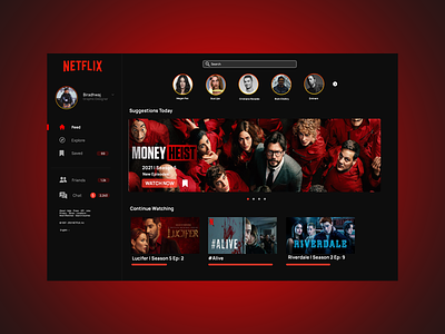 Netflix Redesign Concept