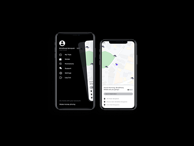 Uber App Redesign concept mockup. app branding cab design graphic design icon illustration logo redesign project taxi app taxi app redesign uber uber redesign ui ux vector