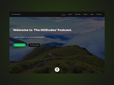 Podcast Website concept app branding design graphic design icon illustration logo podcast podcast website redesign ui ui ux ux vector web design