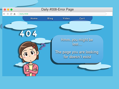 Daily #008-Error Screen